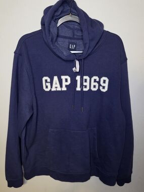 GAP 1969 Men's Navy Pullover Hoodie Sweater